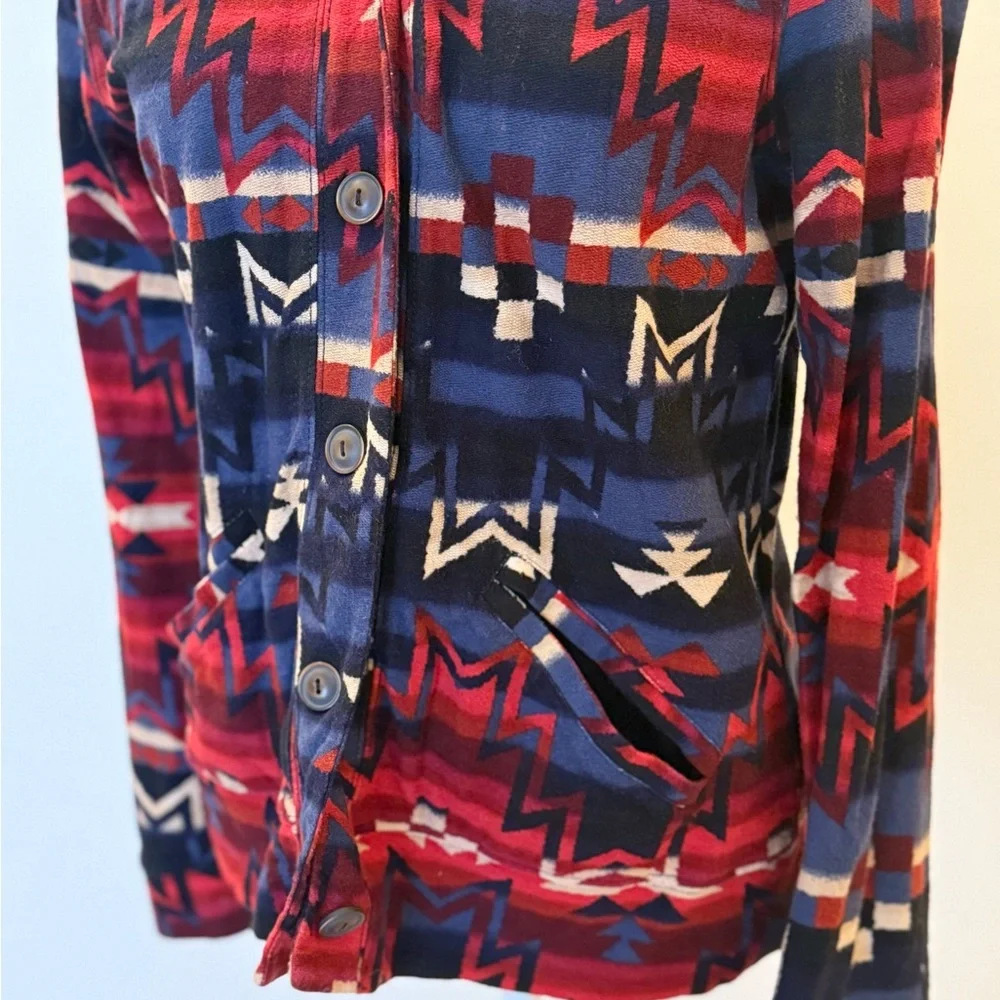 Ralph Lauren Tribal Pattern Button-Up Sweater - Picture 3 of 7